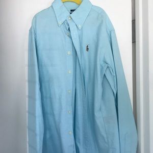 Light blue Polo button up